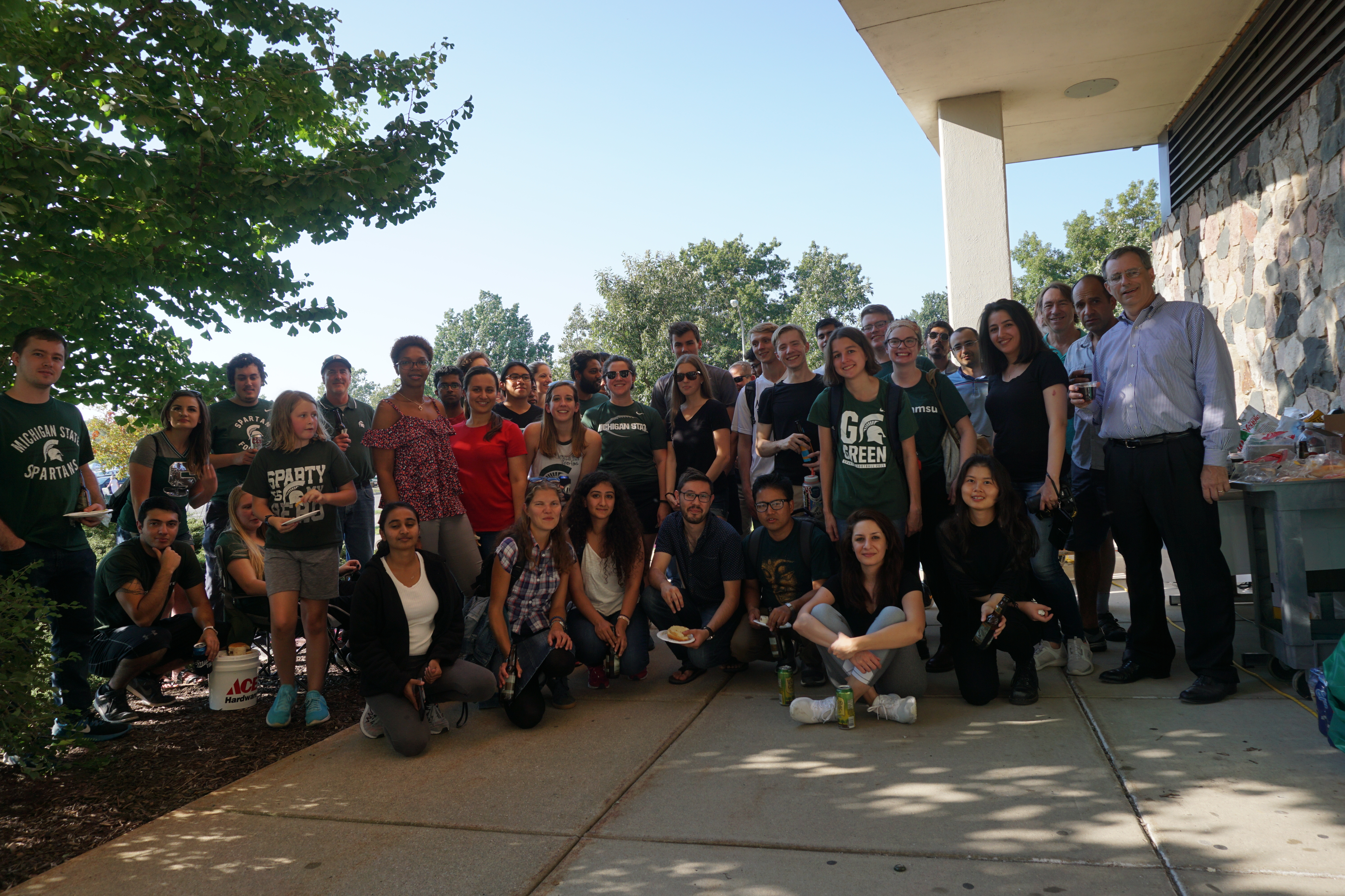 ACS Wic MSU group pic tailgate 2018