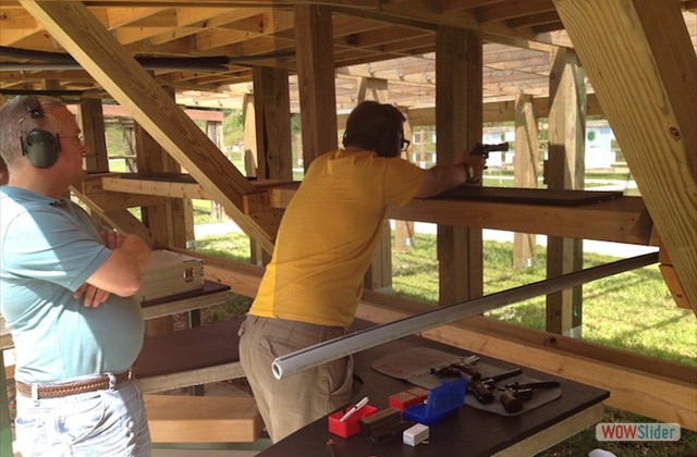Group outing at the shooting range - Stephen

