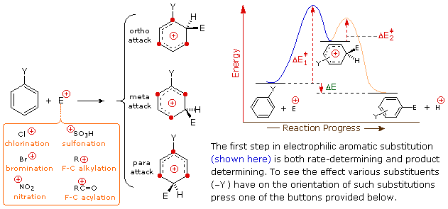 electrophilic aromatic substitution mechanism chlorination