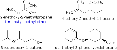 organic nomenclature examples chemistry The of Chemistry Ethers