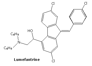 Image result for lumefantrine synthesis