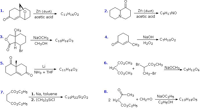 examples chemistry of problems Eight using those similar reactions described reactions to chemical